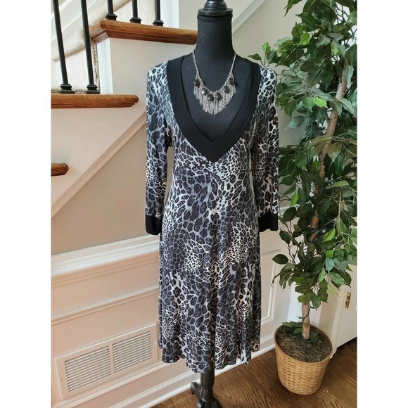 Karen Kane Dresses & Skirts - Karen Kane Women's Black/White Rayon Dress L